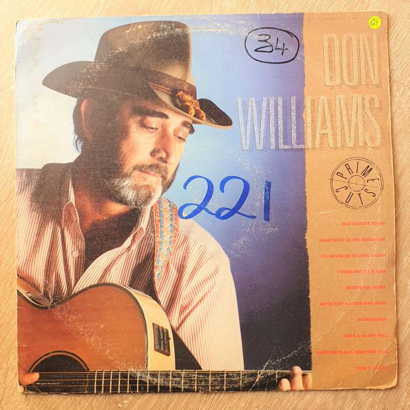 Don Williams  Prime Cuts - Vinyl LP Record - Opened  - Very-Good Quality (VG)