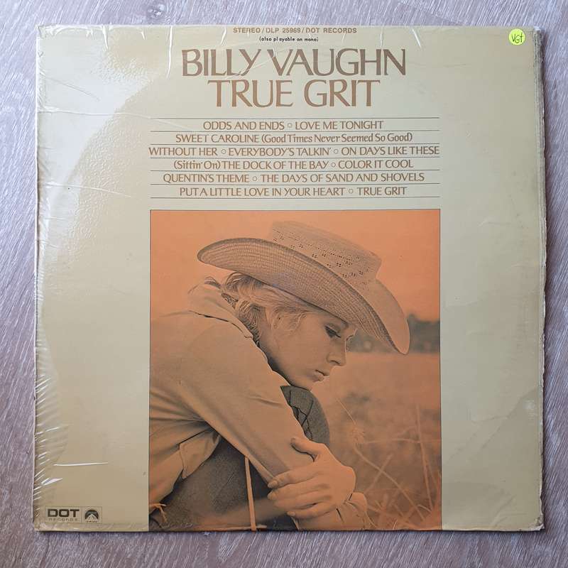Billy Vaughn  True Grit - Vinyl LP Record - Very-Good+ Quality (VG+)