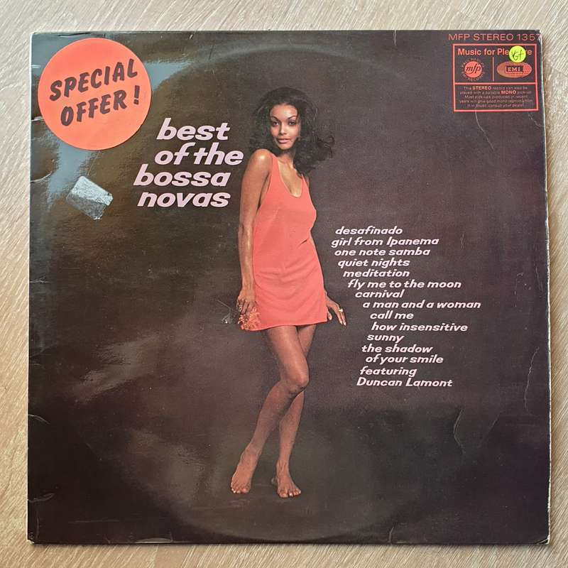 Duncan Lamont - Best Of the Bossa Nova - Vinyl LP Record - Very-Good+ Quality (VG+)