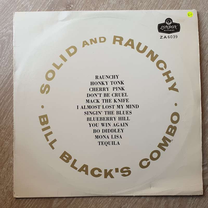 Bill Black's Combo  Solid And Raunchy - Vinyl LP Record - Very-Good+ Quality (VG+)