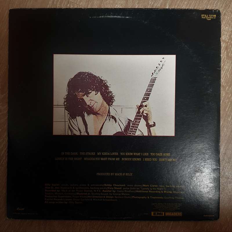 Billy Squier  Don't Say No - Vinyl LP Record - Very-Good+ Quality (VG+)