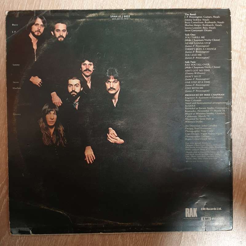 Exile - Mixed Emotions - Vinyl LP Record - Opened  - Good Quality (G) (Vinyl Specials)