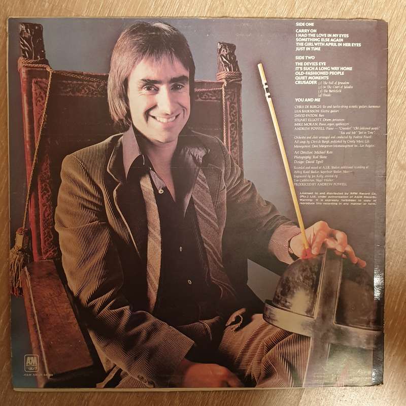 Chris De Burgh - Crusader  - Vinyl LP Record - Very-Good- Quality (VG-)