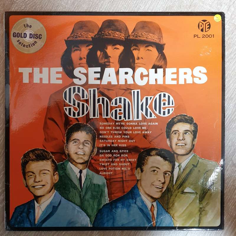The Searchers  Shake - Vinyl LP Record - Opened  - Very-Good- Quality (VG-)