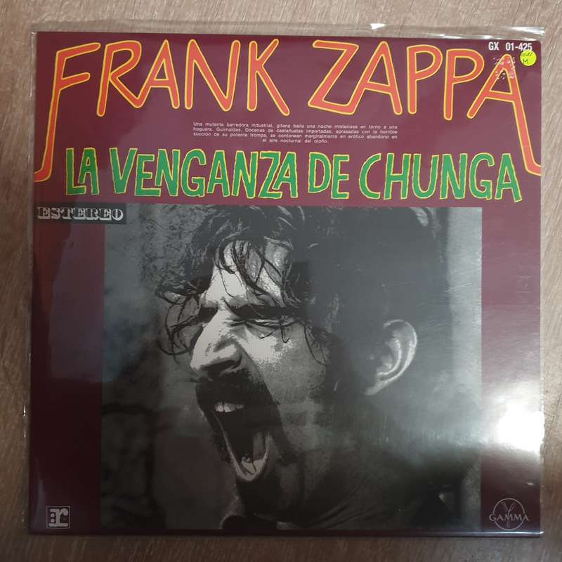 Frank Zappa  La Venganza De Chunga - Vinyl LP Record - Mint Condition