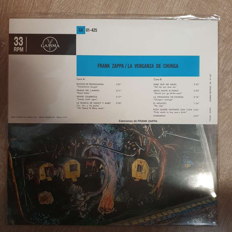 Frank Zappa  La Venganza De Chunga - Vinyl LP Record - Mint Condition