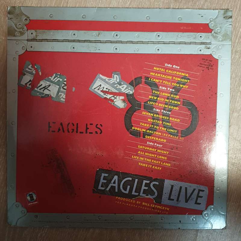 Eagles  Eagles Live (German Pressing) - Double Vinyl LP Record - Very-Good+ Quality (VG+)