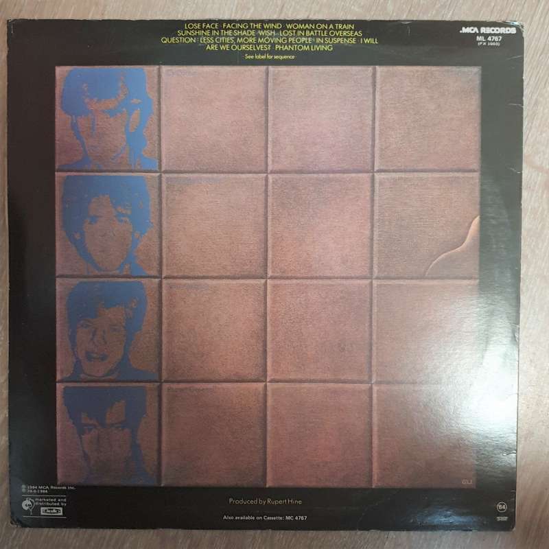The Fixx  Phantoms - Vinyl LP Record - Very-Good Quality (VG)