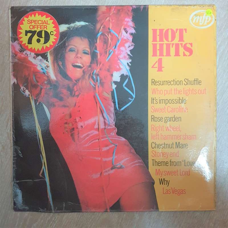 Hot Hits Vol 4 -  Vinyl LP Record - Very-Good+ Quality (VG+)