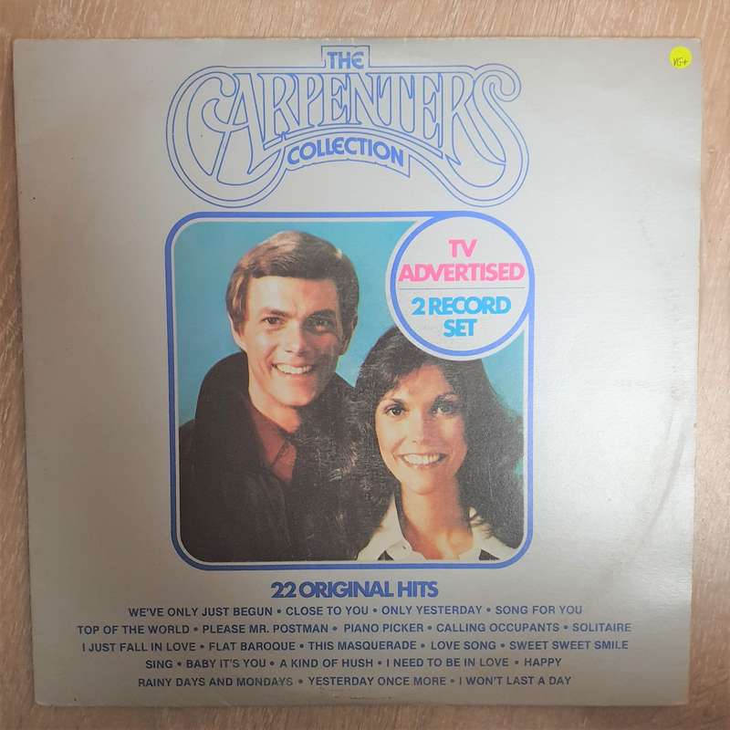 Carpenters  The Carpenters Collection (Canadian Press) - Double Vinyl LP Record - Very-Good...