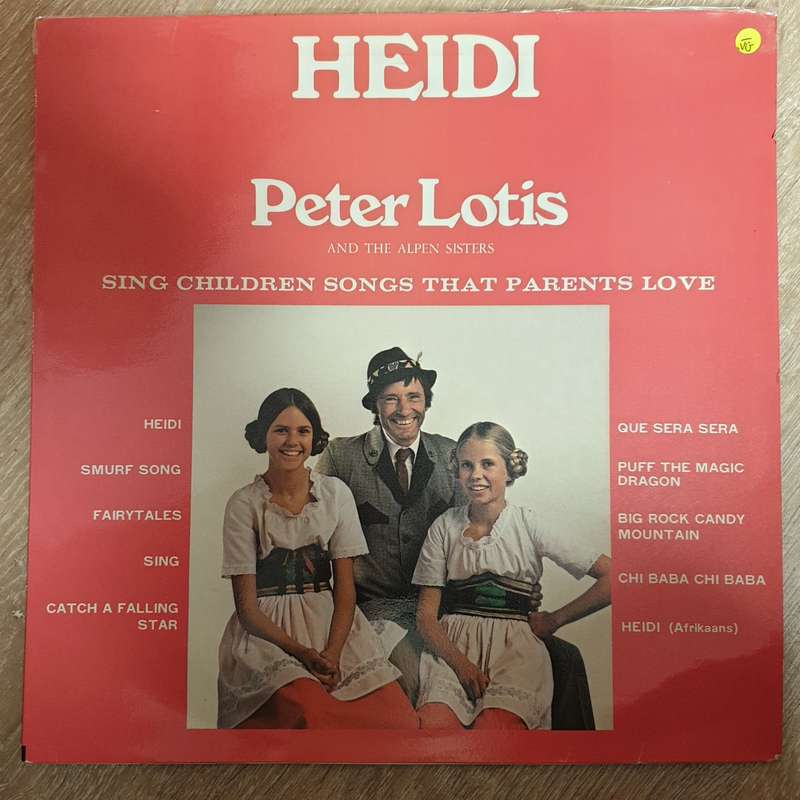 Heidi - Peter Lotis ad the Alpen Sisters - Vinyl LP Record - Very-Good- Quality (VG-)