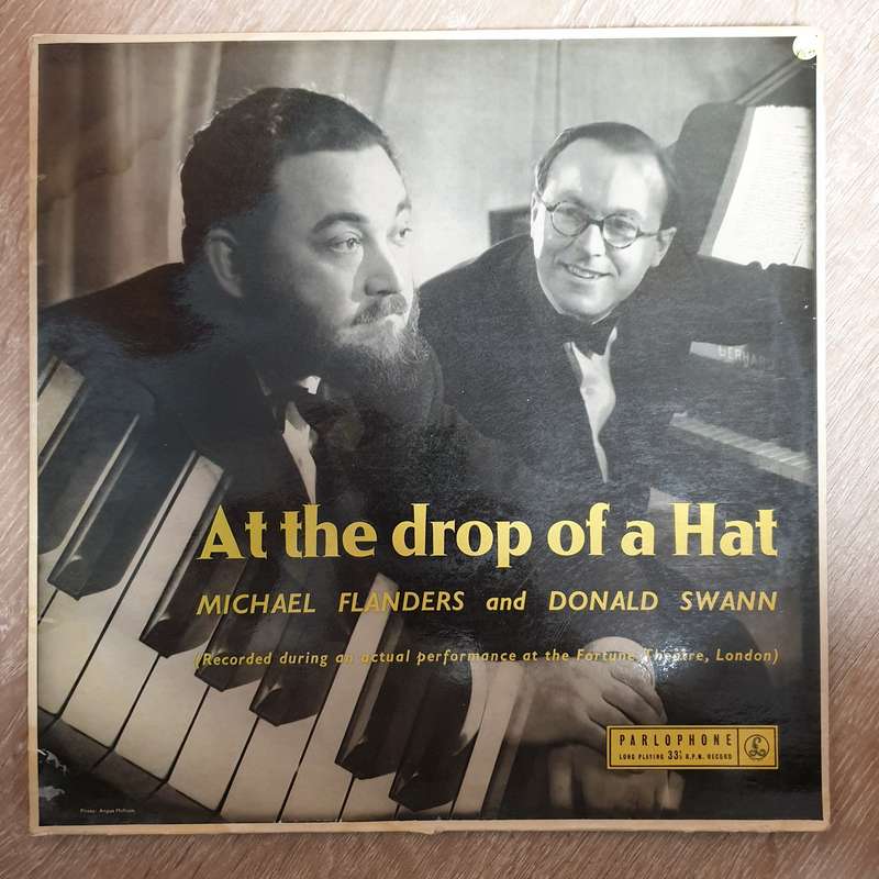 At The Drop of A Hat - Michael Flanders and Donald Swann - Vinyl LP Record - Very-Good+ Quality (...