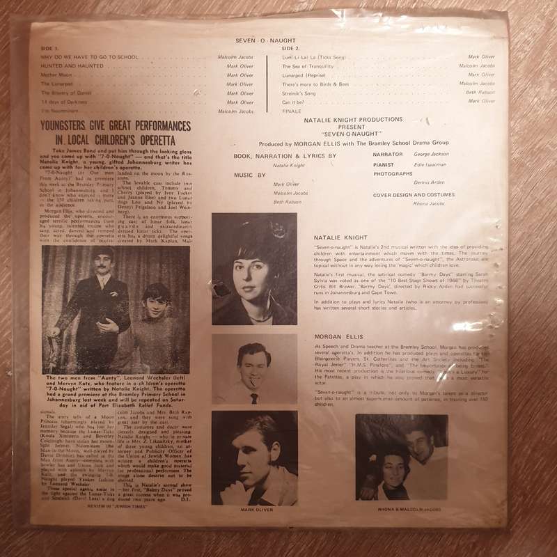 Seven - O - Naught - Vinyl LP Record - Very-Good- Quality (VG-)