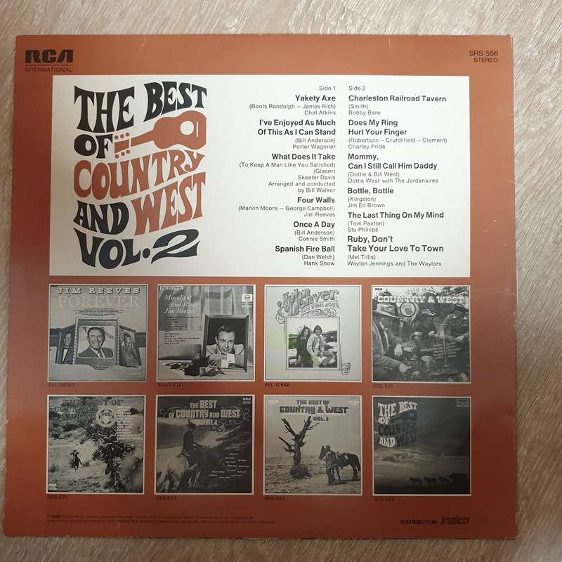The Best Of Country And West - Vol. 2 (Holland Pressing) - Vinyl LP Record - Very-Good+ Quality (...