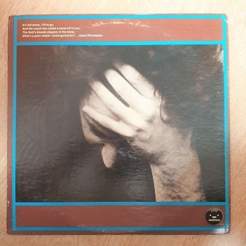 Jessie Winchester - Third Down, 110 To Go - Vinyl LP Record - Very-Good+ Quality (VG+)