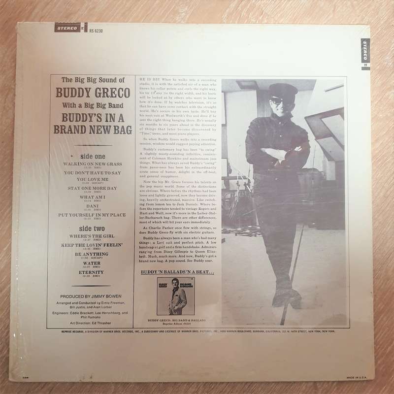 Buddy Greco  Buddy's In A Brand New Bag - Vinyl LP Record - Very-Good+ Quality (VG+)