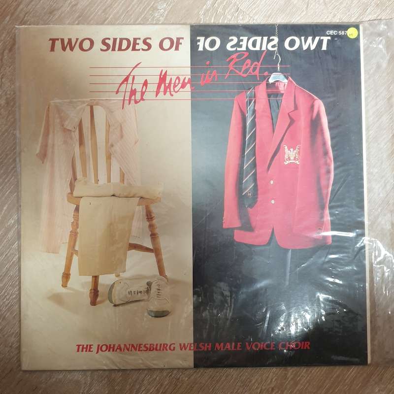 Johannesburg Welsh Male Voice Choir - The Two Sides of the Men in Red - Vinyl LP Record - Mint Co...