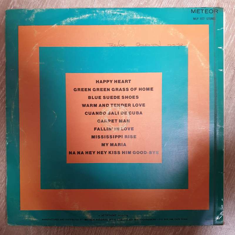 Andy Tielman And His Indonesians - Live - Vinyl LP Record - Very-Good+ Quality (VG+)