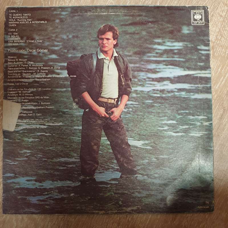 Ivan  A Solas - Vinyl LP Record - Very-Good+ Quality (VG+)