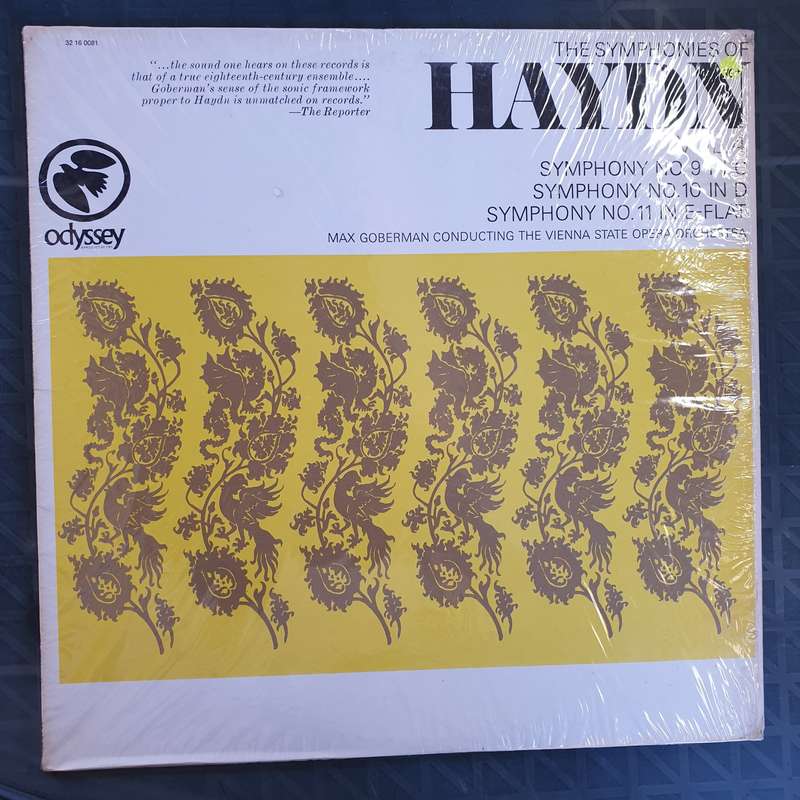Haydn - Max Goberman, Vienna State Opera Orchestra - Symphony No. 9 In C/ 10 In D/ 11 In E-Flat  ...