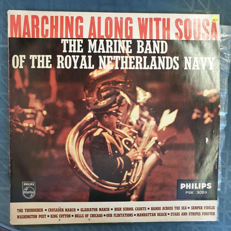 The Marine Band Of The Royal Netherlands Navy  Marching Along With Sousa   Vinyl LP R...