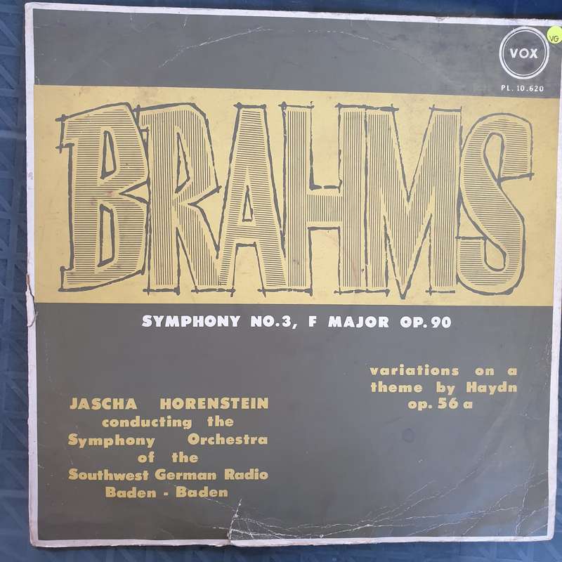Brahms - Jascha Horenstein Symphony No. 3 in F Majo, Op. 90 - Variations On A Theme By Haydn Op. ...