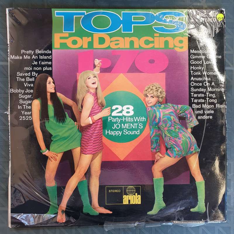 Jo Ment's Happy Sound  Tops For Dancing 1/70  Vinyl LP Record - Very-Good+ Quality (VG+)