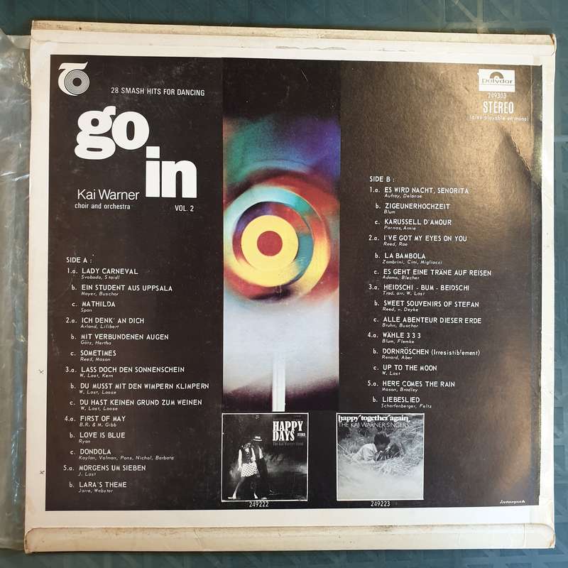 Kai Warner Choir - Go In Vol 2   Vinyl LP Record - Very-Good+ Quality (VG+)