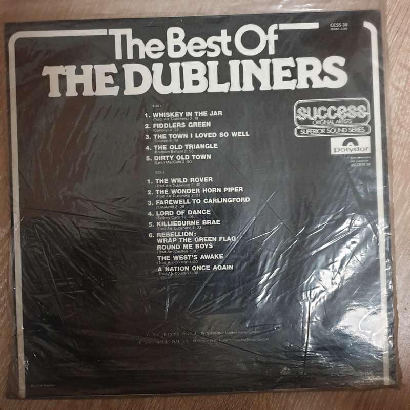 The Best of the Dubliners  Vinyl LP Record - Very-Good+ Quality (VG+)
