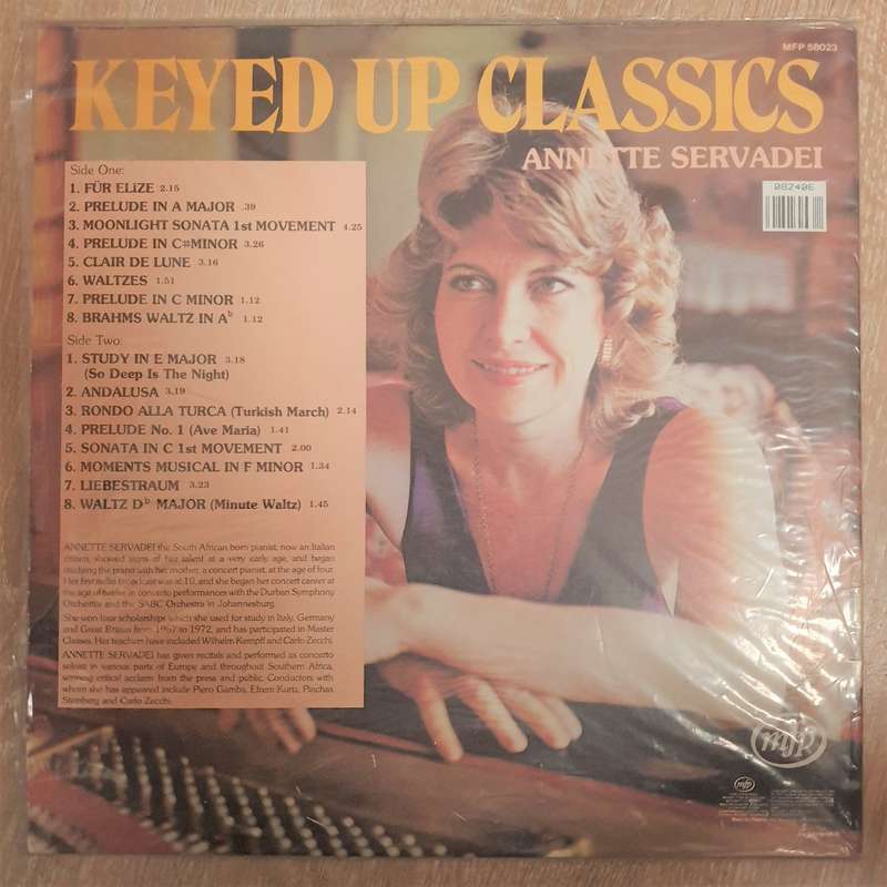 Annette Servadei - Keyed Up Classics  Vinyl LP Record - Very-Good+ Quality (VG+)
