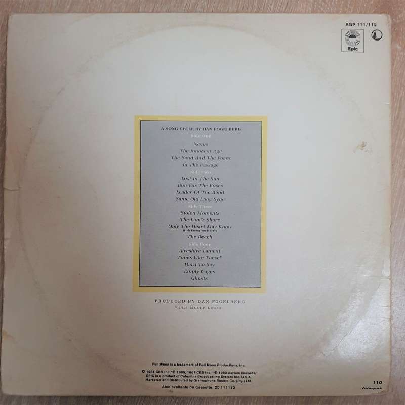 Dan Fogelberg  The Innocent Age - Double Vinyl LP Record - Very-Good- Quality (VG-)
