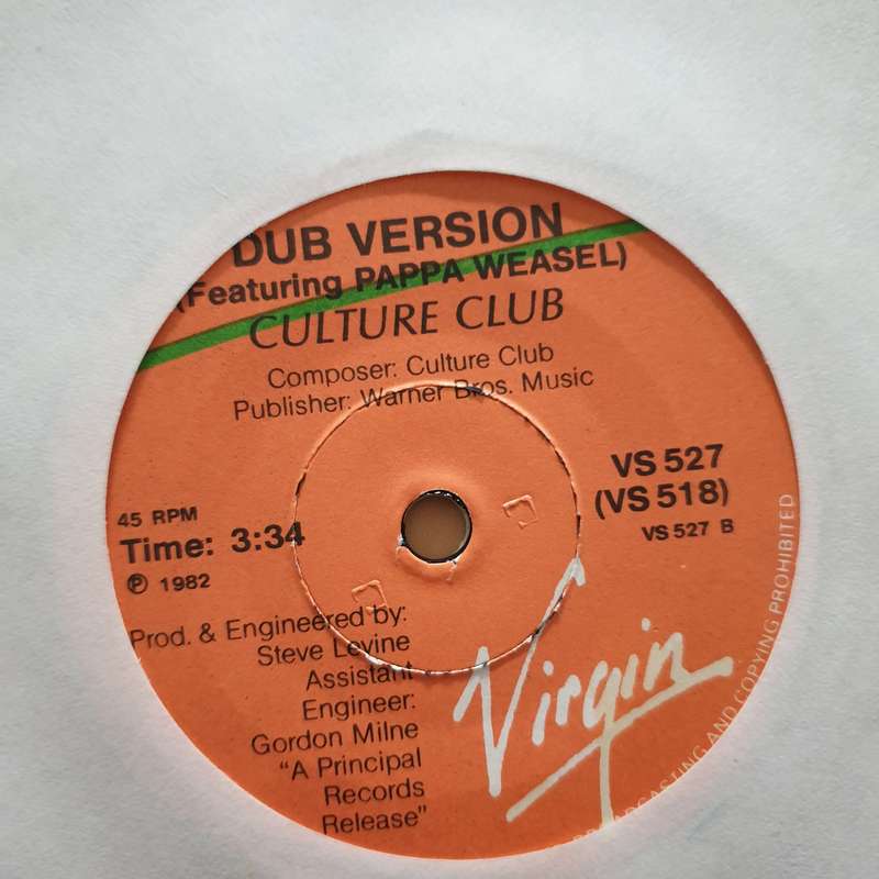 Culture Club  Do You Really Want To Hurt Me - Vinyl 7" Record - Very-Good+ Quality (VG+)