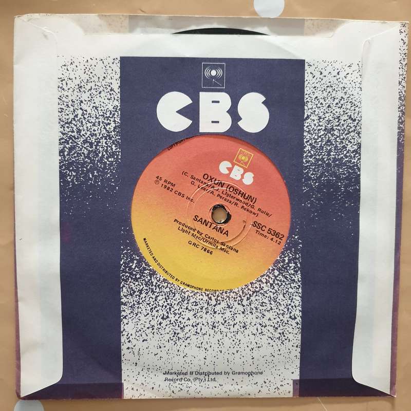 Santana  Hold On - Vinyl 7" Record - Very-Good+ Quality (VG+)