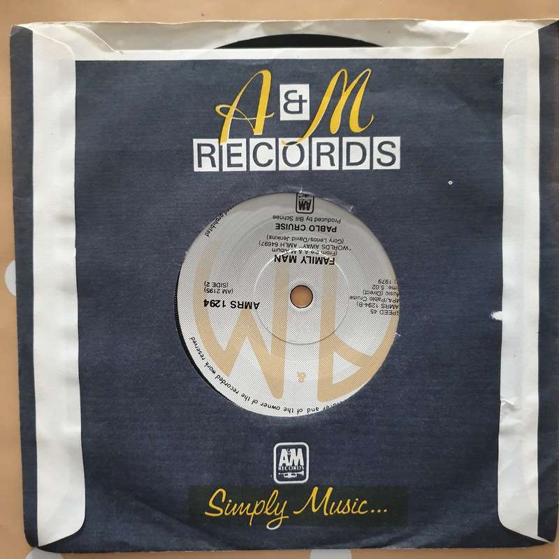 Pablo Cruise  I Want You Tonight - Vinyl 7" Record - Very-Good+ Quality (VG+)