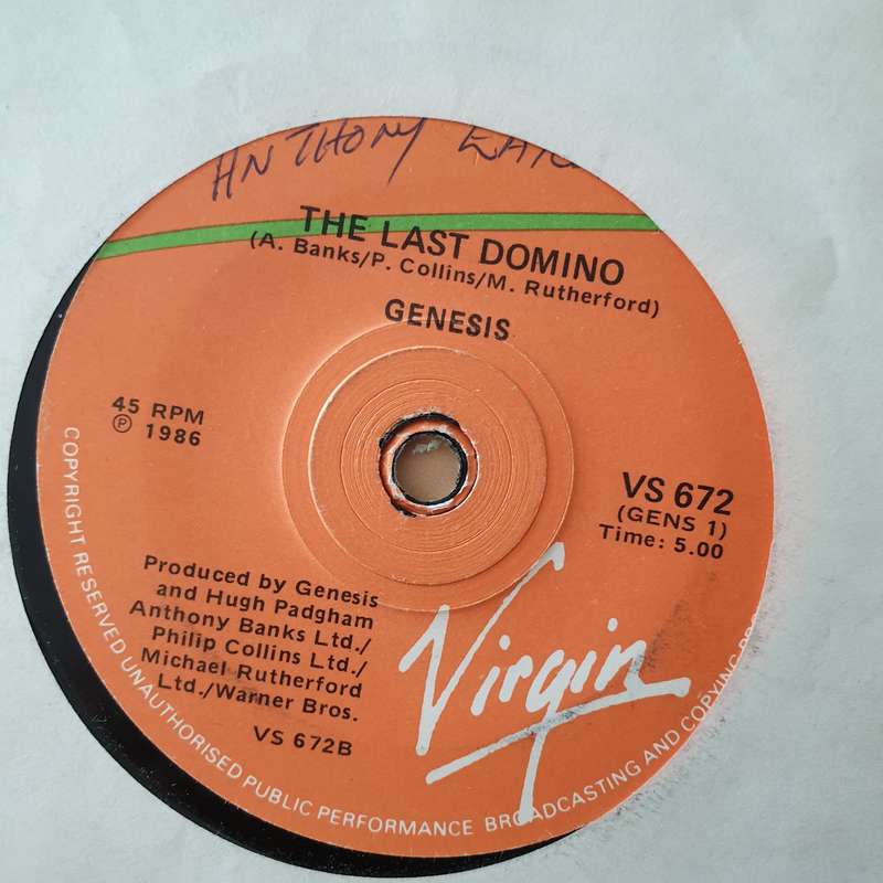 Genesis  Invisible Touch - Vinyl 7" Record - Very-Good+ Quality (VG+)