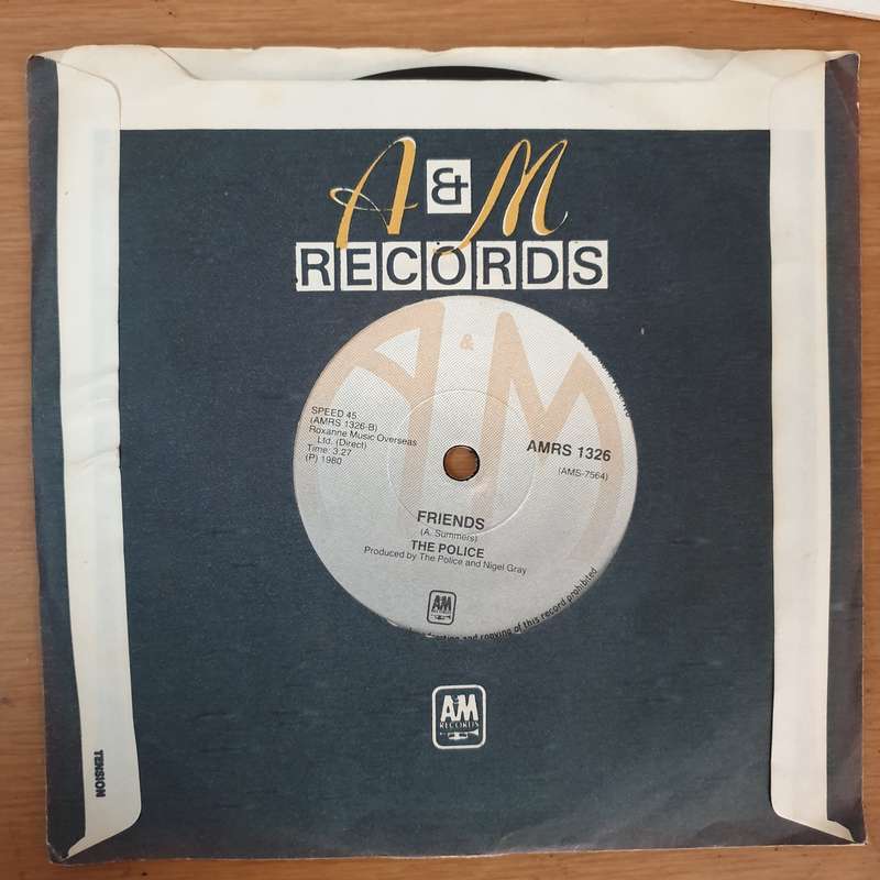 The Police  Don't Stand So Close To Me - Vinyl 7" Record - Very-Good+ Quality (VG+)