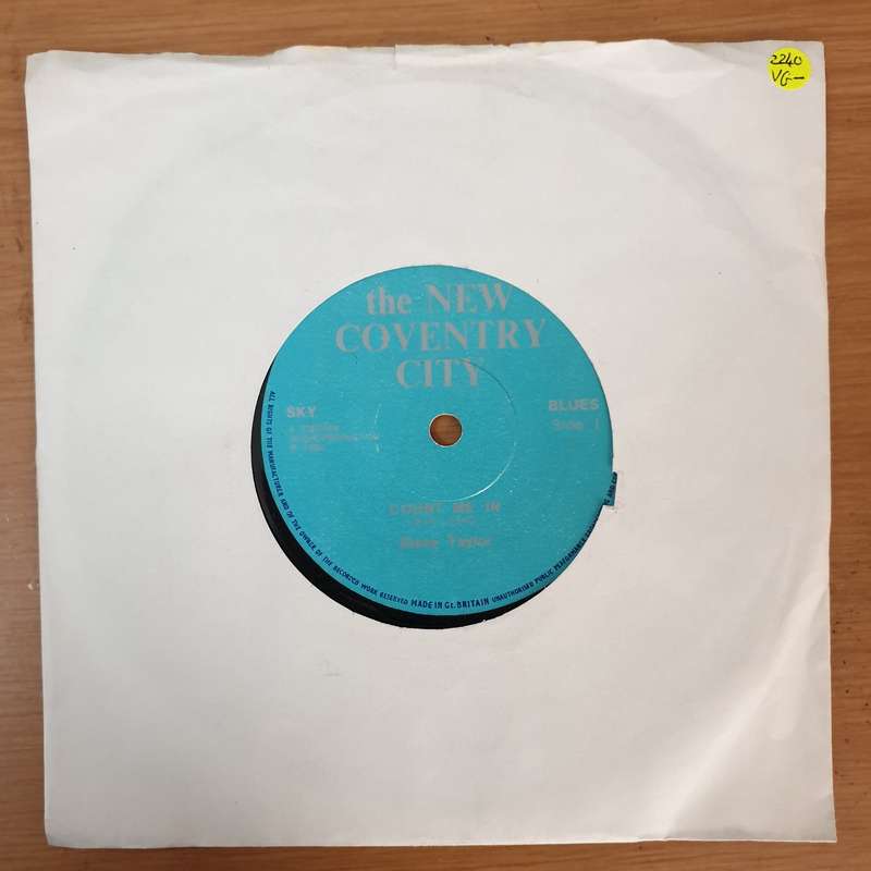 Steve Taylor  Count Me In - Vinyl 7" Record - Very-Good- Quality (VG-)