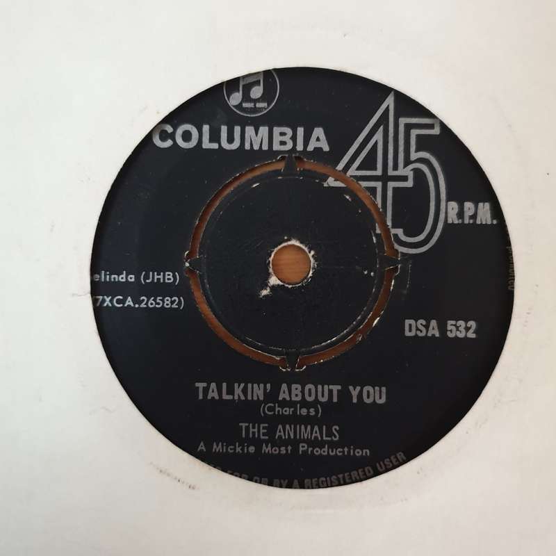 The Animals  The House Of The Rising Sun  Presented By Teenage Personality - Vinyl 7" Re...