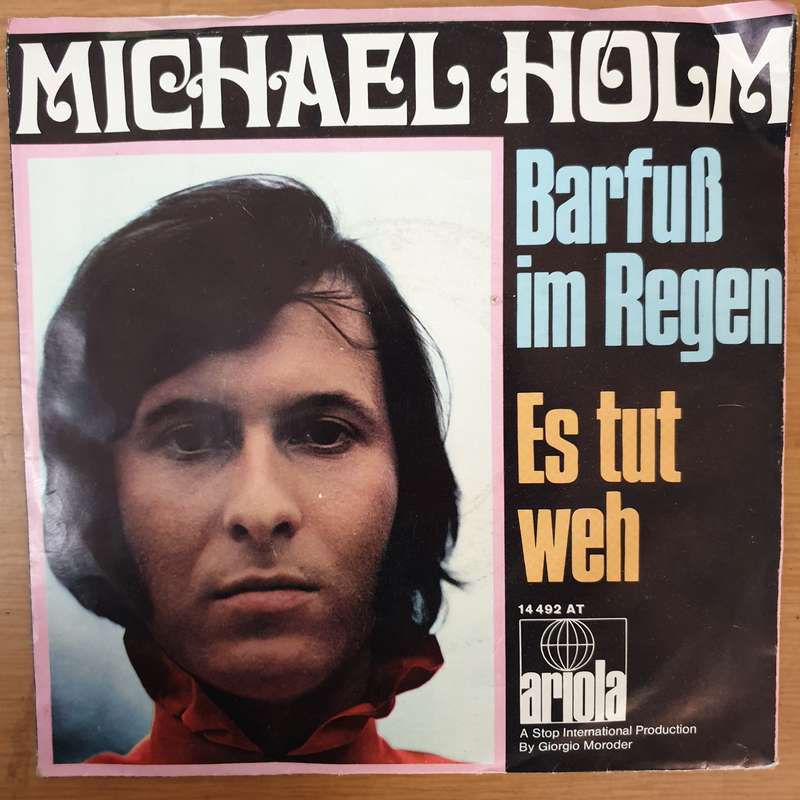 Michael Holm  Barfuß Im Regen - Vinyl 7" Record - Very-Good+ Quality (VG+)