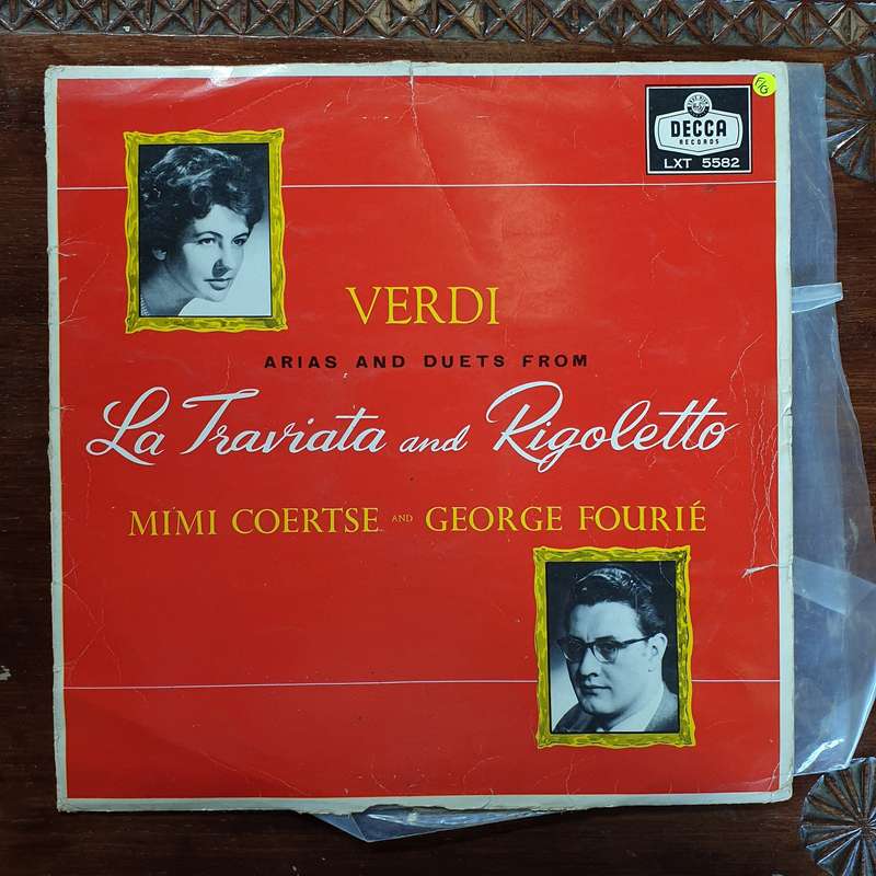 Mimi Coertse / George Fourie  Verdi  Arias And Duets From La Traviata And Rigoletto  ...