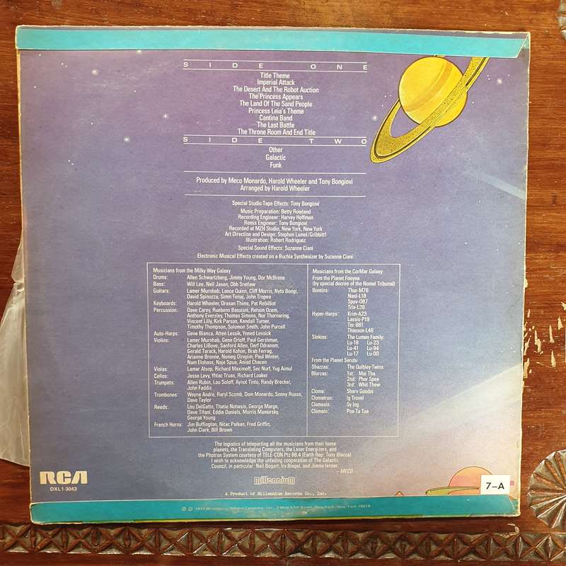 Meco  Star Wars And Other Galactic Funk (Rhodesia) Vinyl LP Record (VG+)