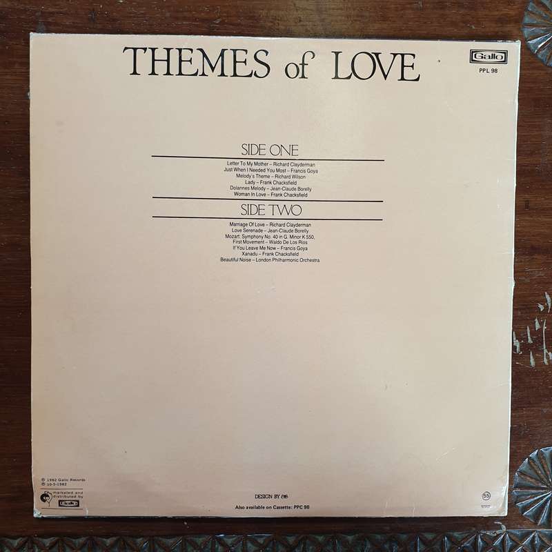 Themes of Love  - Vinyl LP Record - Very-Good+ Quality (VG+)