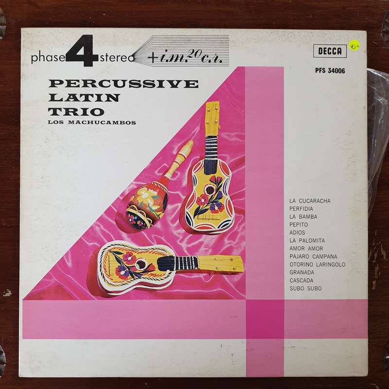 Los Machucambos  Percussive Latin Trio - Vinyl LP Record - Very-Good+ Quality (VG+)