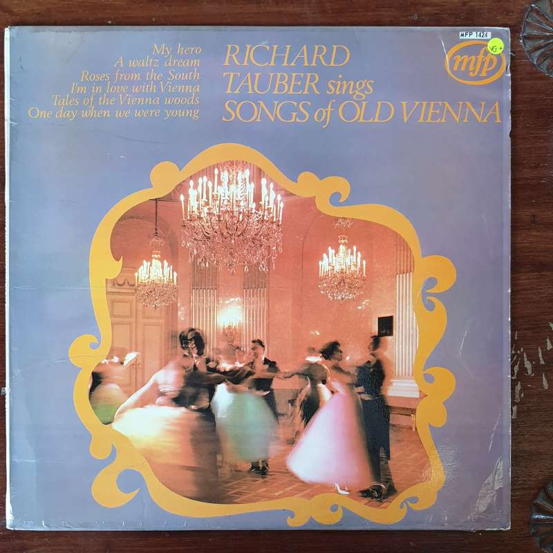 Richard Tauber Sings Songs of Old Vienna - Vinyl LP Record - Very-Good+ Quality (VG+)