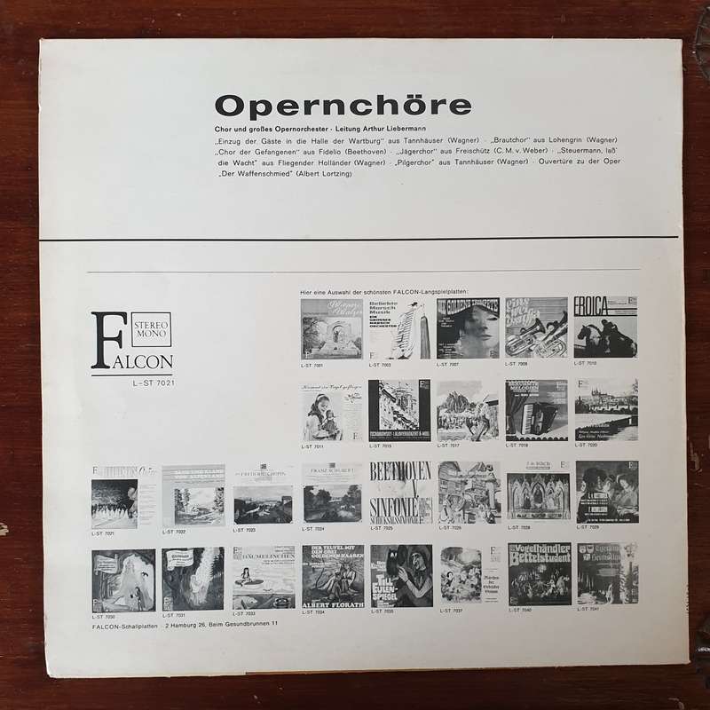 Opernchore - Vinyl LP Record - Very-Good+ Quality (VG+)