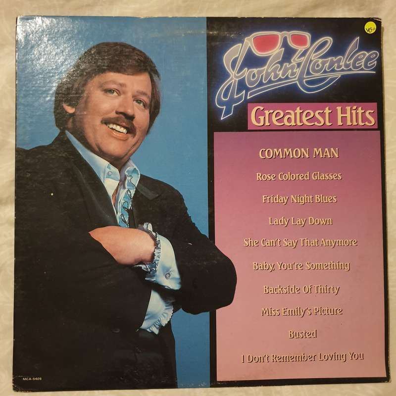 John Conlee  John Conlee's Greatest Hits - Vinyl LP Record - Very-Good+ Quality (VG+)
