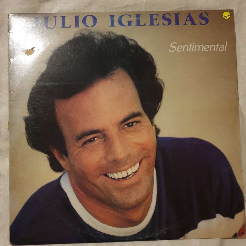 Julio Iglesias - Sentimental - Vinyl LP Record - Very-Good+ Quality (VG+)