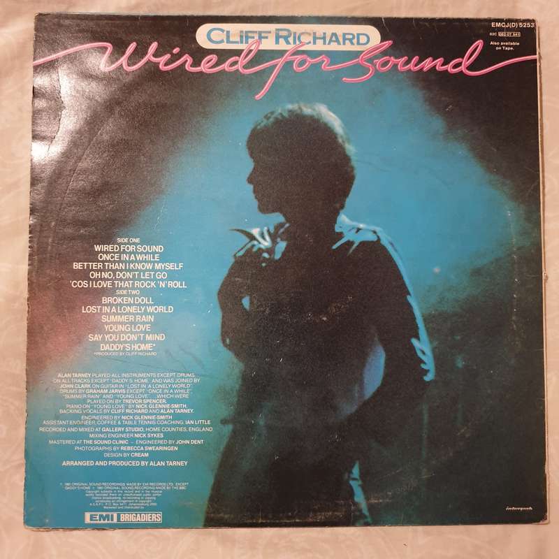 Cliff Richard - Wired For Sound - Vinyl LP Record - Very-Good Quality (VG)