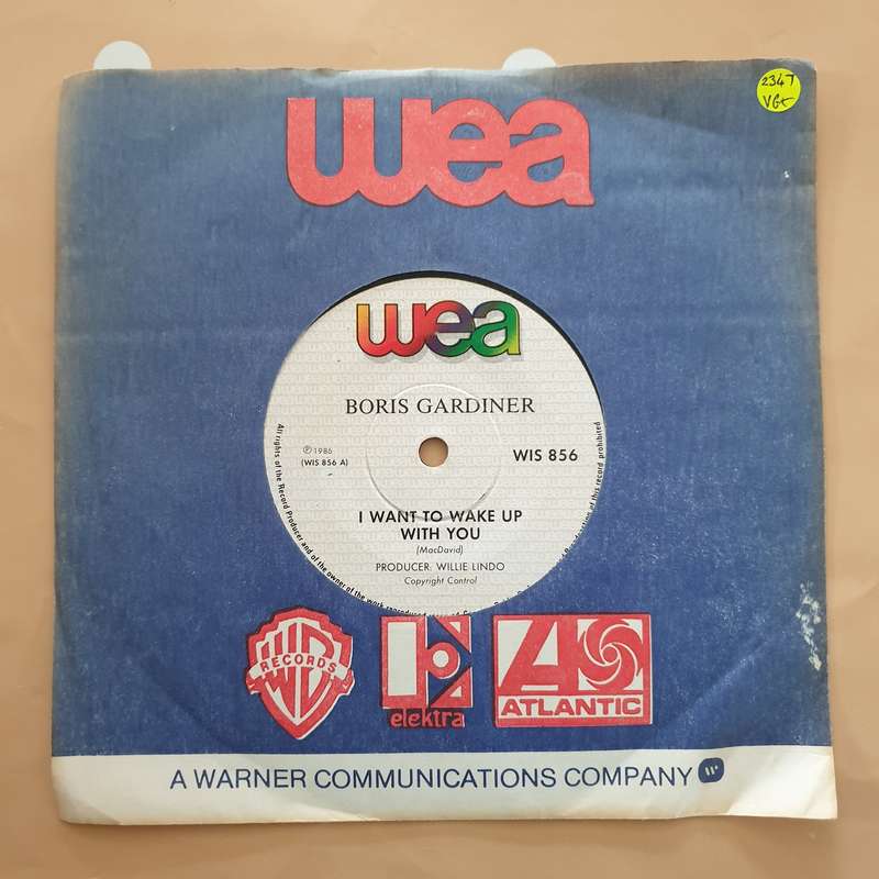 Boris Gardiner  I Want To Wake Up With You - Vinyl 7" Record - Very-Good+ Quality (VG+)
