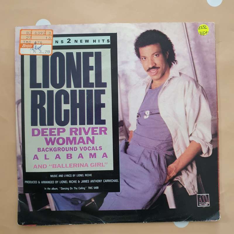 Lionel Richie  Deep River Woman / Ballerina Girl - Vinyl 7" Record - Very-Good+ Quality (VG+)